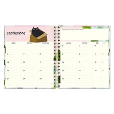 agenda anual espiral a5 d/p planet cat 2026-6971263716912