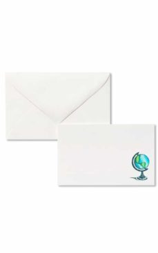 artepapel tarjeta 9x14 bola del mundo+ sobre-8436589632202