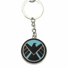 vengadores logo shield llavero metal marvel-8435450200922