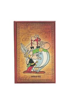 agenda 13 meses 24-25 asterix y obelix mini horizontal s/v cierre elastica-9781408754832