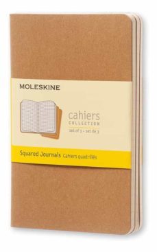 libretas cahier marron kraft p cuadriculada (set de 3)-9788883704932