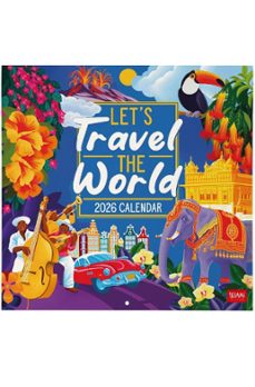 calendario 2026 pared mes vista let s travel legami-8052694033552