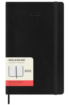 agenda 2025 diaria large negra tapa blanda-8056999270162