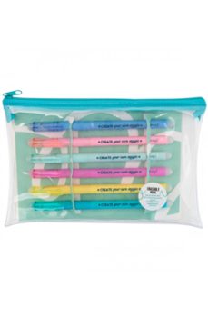 mr. wonderful set de 6 bolis de colores borrables - create your own magic-8445641045782