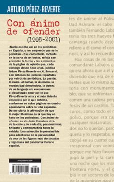 con animo de ofender-arturo perez reverte-9788420443102