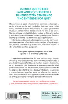 la perimenopausia existe-radharani jimenez-9788425371202