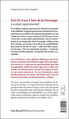 la edad experimental-erri de luca-ines de la fressange-9788432249402
