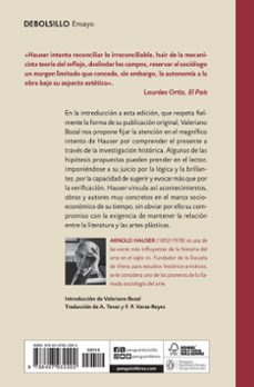 historia social de la literatura y el arte (vol. i): desde la pre historia hasta el barroco-arnold hauser-9788497932202