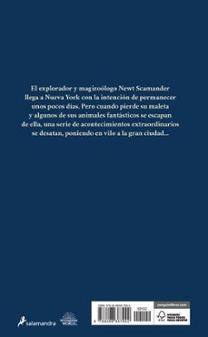 animales fantasticos y donde encontrarlos (guión original de la pelicula)-j.k. rowling-9788498387902
