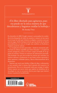 el filtro burbuja: como la web decide lo que leemos y lo que pensamos-eli pariser-9788430618712