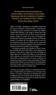 asesinato en el parque sinaloa-elmer mendoza-9788439734512