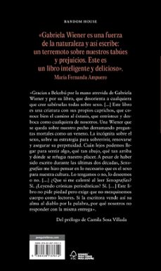 sexografías-gabriela wiener-9788439737612