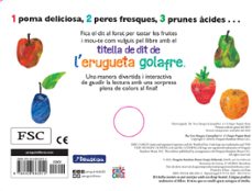 l erugueta golafre 1 2 3: llibre titella de dit-eric carle-9788448863012