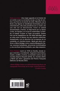 nada que decir-silvia hidalgo-9788411075022
