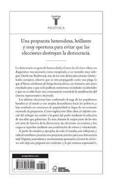 contra las elecciones-david van reybrouck-9788430618422