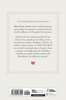 hacia la paz interior-thich nhat hanh-9788499086422