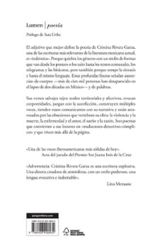 me llamo cuerpo que no está. poesía completa-cristina rivera garza-9788426426932