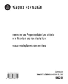 praga-manuel vazquez montalban-9788439736332