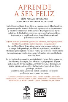 (pe) aprende a ser feliz: te doy mi palabra-isabel gemio-maria jesus alava reyes-9788467037432