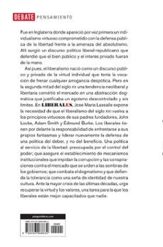 liberales: compromiso civico con la virtud-jose maria lassalle-9788483068632