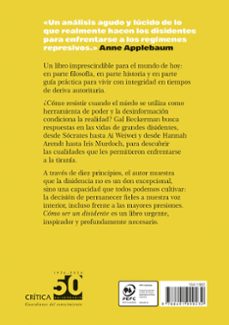 Imagen Secuandaria de Cómo ser un disidente. Abrir galería completa.