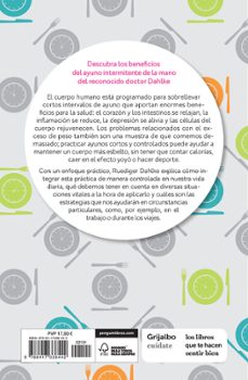 ayunar para vivir mas y mejor: los beneficios y rutinas del ayuno intermitente-rudiger dahlke-9788417338442