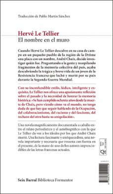 el nombre en el muro-herve le tellier-9788432249242