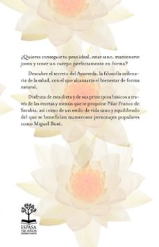 equilibra tu peso,equilibra tu vida: ayurveda, el secreto milenar io de la salud-pilar franco de sarabia-9788467035742