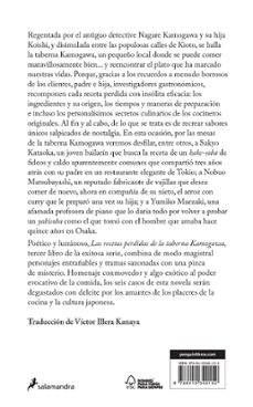 las recetas perdidas de la taberna kamogawa (taberna kamogawa 3)-hisashi kashiwai-9788410340152