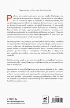 cómo sentirse amado-sonja lyubomirsky-9788411193252