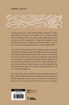 cuatro cuartetos-t.s. eliot-9788426420152