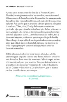 los rebeldes (dinastia de los garren 1)-sandor marai-9788498384352