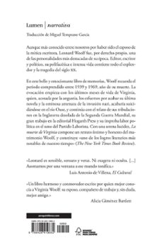 la muerte de virginia-leonard woolf-9788426419682