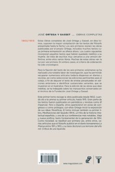 obras completas: tomo i (1902-1915)-jose ortega y gasset-9788430605682