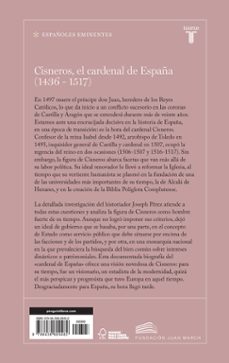 cisneros, el cardenal de españa (colección españoles eminentes)-joseph perez-9788430609482
