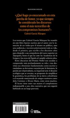 yo no vengo a decir un discurso-gabriel garcia marquez-9788439744382