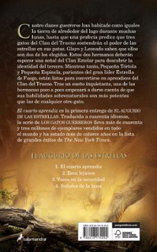 el cuarto aprendiz (los gatos guerreros el augurio de las estrellas 1)-erin hunter-9788418174292