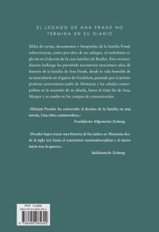 saludos y besos: la extraordinaria historia de la familia de ana frank-mirjam pressler-9788499085692
