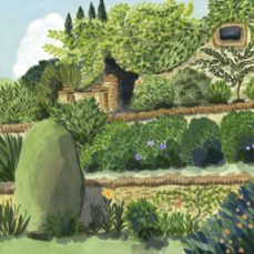 jardines para decorar con 1.000 pegatinas de pétalos, hojas y flo res-angela mckay-mouni feddag-9788403517332