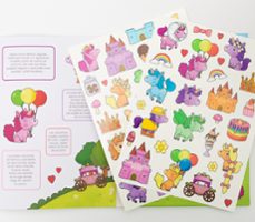 Imagen Secuandaria de Tatuajes para niños. Unicornios. Abrir galería completa.