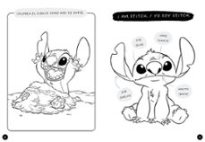 aprende y colorea en ingles con stitch-9788419487575