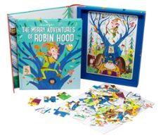 las alegres aventuras de robin hood (cuentos clasicos con puzle)-9788408245681