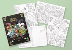 jungla cosmica: 30 postales para colorear-catalina estrada-9788401019685