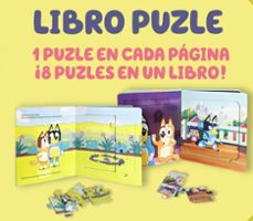 bluey. libro juguete - superlibro puzzle. 4 puzles de dos caras p ara leer y jugar-9788448871291