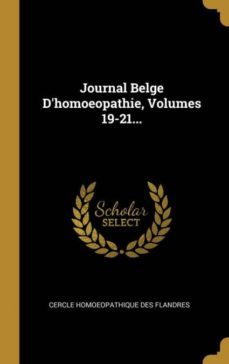 journal belge dhomoeopathie volumes 1921-9780341042402