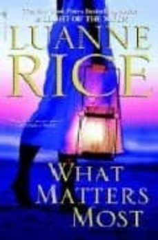 what matters most-9780553589702