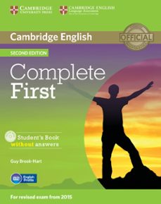 complete first student s book without answers with cd-rom 2nd edition  zona portugal-9781107633902