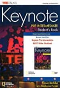 keynote pre-intermediate student's book with dvd-rom & online wb-9781337388702