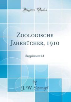 zoologische jahrbucher, 1910-9781391951102