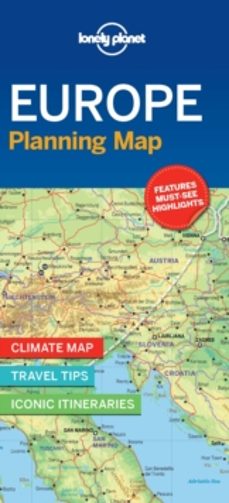 lonely planet europe planning map-9781786579102